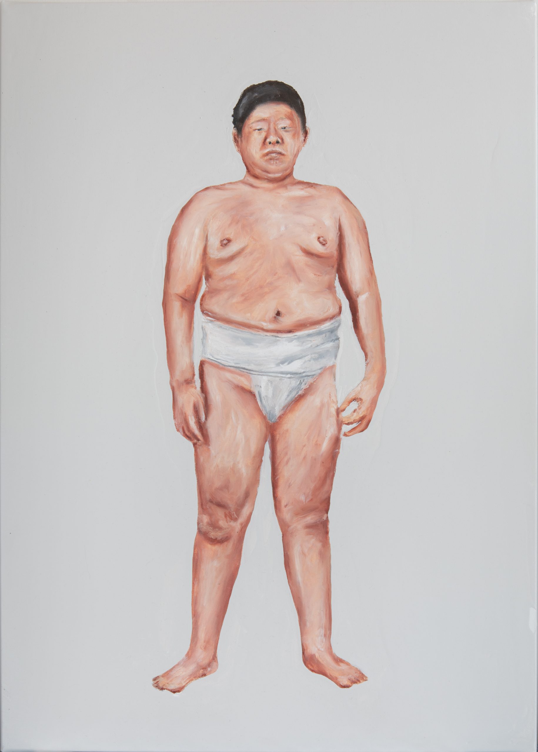 DANSHI (dreng)III,  olie på lærred, 70x45 cm
